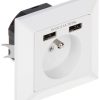 ATSEVIŠĶA KONTAKTLIGZDA AR USB ADAPTERI OR-AE-13140 230 V 16 A ORNO