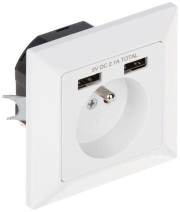 ATSEVIŠĶA KONTAKTLIGZDA AR USB ADAPTERI OR-AE-13140 230 V 16 A ORNO