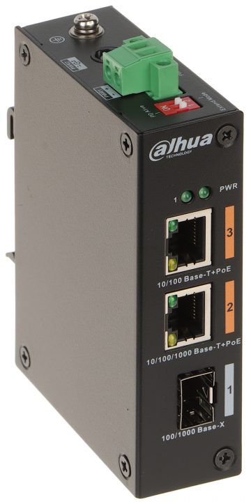SWITCH POE PFS3103-1GT1ET-60-V2 2-PORTU SFP DAHUA