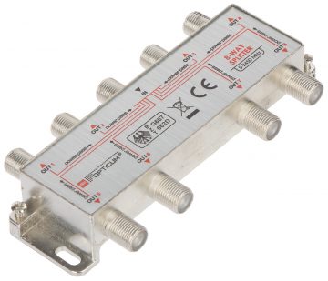 SADALĪTĀJS RI-8/1F-SAT-OPTI OPTICUMSADALĪTĀJS RI-8/1F-SAT-OPTI OPTICUM