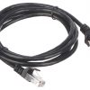 PATCHCORD RJ45/1.8-BLACK 1.8 m