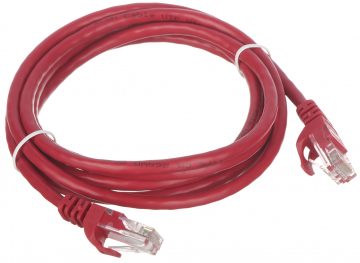 PATCHCORD RJ45/1.8-RED 1.8 m