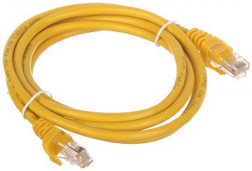 PATCHCORD RJ45/1.8-YELLOW 1.8 mPATCHCORD RJ45/1.8-YELLOW 1.8 m