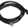 PATCHCORD RJ45/6/1.5-BLACK 1.5 m