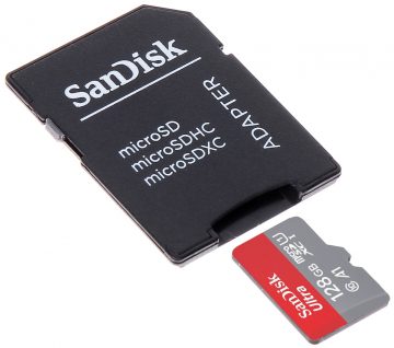 ATMIŅAS KARTE SD-MICRO-10/128-SAND microSD UHS-I, SDXC 128 GB SANDISK