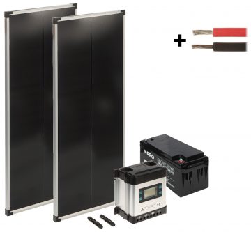SAULES FOTOELEMENTU KOMPLEKTS SP-KIT-2X100/65/MPPT-LCD 540 Wh