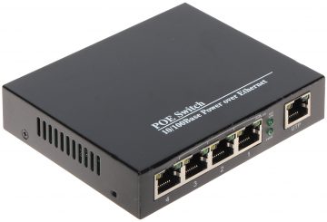 SWITCH POE SPS-4P/1 5-PORTU