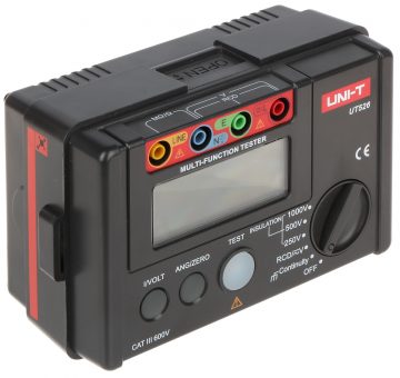 IZOLĀCIJAS PRETESTĪBAS MĒRĪTĀJS + TESTERIS RCD UT-526 UNI-T