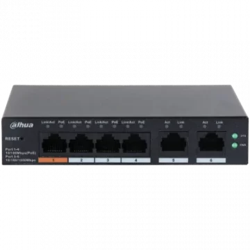 Сетевой коммутатор 6 портов 10/100M 4POE/CS4006-4ET-60 DAHUA