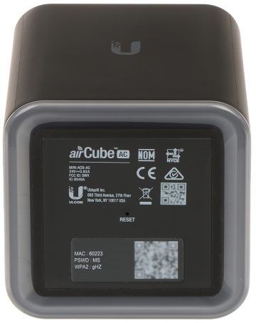 PRIEIGOS TAŠKAS + MARŠRUTIŠAS ACB-AC Wi-Fi 5.5GHz 2.4GHz 867Mbps + 300Mbps UBIQUITI