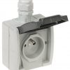 SEPARATE SURFACE-MOUNTED SOCKET AQUANT-G1/EPN 230 V AC 16 A IP65 Elektro-Plast