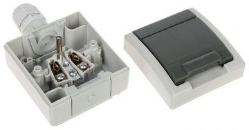 SEPARATE SURFACE-MOUNTED SOCKET AQUANT-G1/EPN 230 V AC 16 A IP65 Elektro-Plast