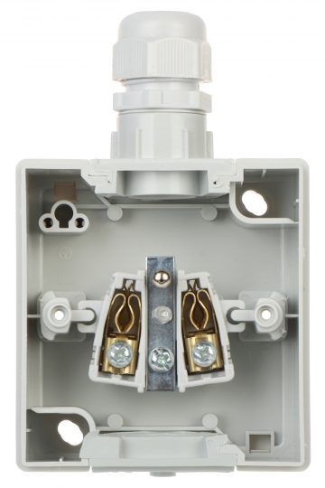 SEPARATE SURFACE-MOUNTED SOCKET AQUANT-G1/EPN 230 V AC 16 A IP65 Elektro-Plast