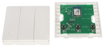 ТРОЙНОЙ ВЫКЛЮЧАТЕЛЬ СРЕДНЕГО СВЕТА ATLO-WB3-TUYA Wi-Fi, Tuya Smart