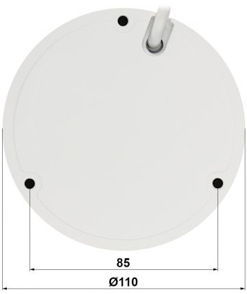 IP PRETVANDĀLISMA KAMERA BCS-L-DIP12FSR3-AI1 - 1080p 2.8 mm BCS Line