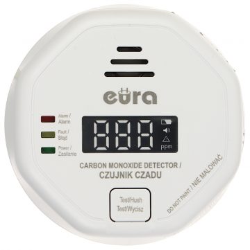 OGLEKĻA MONOKSĪDA (KVĒPU) DETEKTORS CD-82B8 EURA