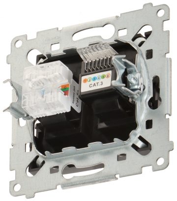 Гнездо антенны RJ-45 + RJ-12 D5T.01/49-SIMON54