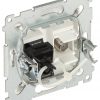 Концевая розетка DASFRJ45.01/11-SIMON54 Тип F + RJ45 Концевая розетка DASFRJ45.01/11-SIMON54 Тип F + RJ45