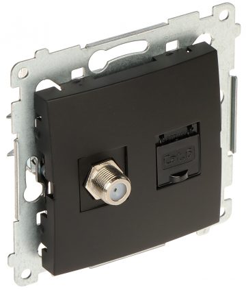 Концевой разъем DASFRJ45.01/49-SIMON54 тип F + RJ45 Концевой разъем DASFRJ45.01/49-SIMON54 тип F + RJ45
