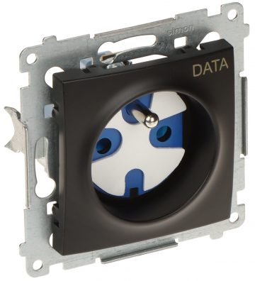 DATA SINGLE SOCKET OUTLET WITH SOCKET ACCESS ELEMENT DGD1.01/49-SIMON54 250&nbsp;V 16&nbsp;A
