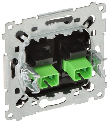 ДВОЙНАЯ ОПТОВОЛОКНО-ОПТИЧЕСКАЯ РОЗЕТКА DGS2.01/49-SIMON54 SC-APC