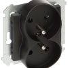 ДВОЙНАЯ РОЗЕТКА DGZ2MZ.01/49-SIMON54 250 В 16 А