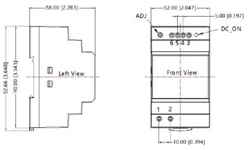 ПЕРЕКЛЮЧАТЕЛЬ-АДАПТЕР СЕТЕВОГО ПИТАНИЯ ДЛ2-60-24-У