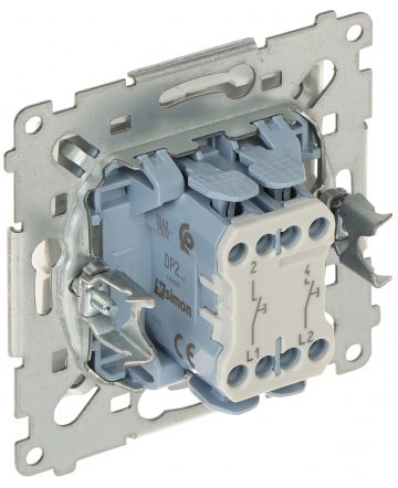 DUBULTĀ KOMANDPOGA DP2.01/11-SIMON54 250&nbsp;V 10&nbsp;A