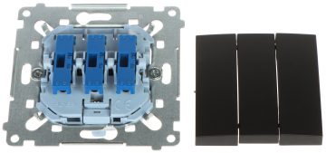 TRIPLE PUSH BUTTON DP31.01/49-SIMON54 250 V 10 A