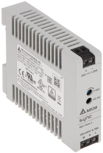 Коммутационное устройство-адаптер сетевого питания DRS-24V30W-1NZ Delta Electronics Коммутационное устройство-адаптер сетевого питания DRS-24V30W-1NZ Delta Electronics