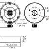 KAMERAS KRONŠTEINS DS-1280ZJ-DM8(BLACK) Hikvision