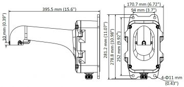 KAMERAS KRONŠTEINS DS-1604ZJ-BOX Hikvision