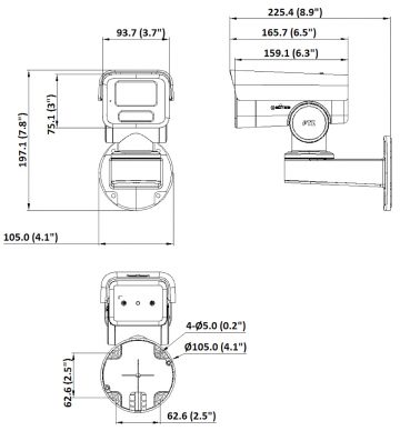 ĀRĒJĀ PTZ IP ROTĀCIJU KAMERA DS-2CD1A23G0-IZU(2.8-12MM) – 1080p 2.8 … 12 mm Hikvision