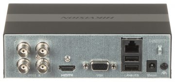 AHD, HD-CVI, HD-TVI, CVBS, TCP/IP REJESTRATORS DS-E04HQHI-B 4 KANĀLI Hikvision