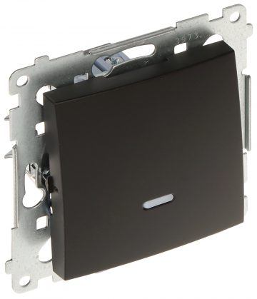 ВЫКЛЮЧАТЕЛЬ ОДИНАРНЫЙ С ПОДСВЕТКОЙ DW1AL.01/49-SIMON54 250 В 16 А