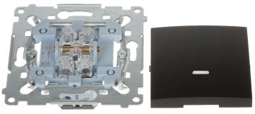 ВЫКЛЮЧАТЕЛЬ ОДИНАРНЫЙ С ПОДСВЕТКОЙ DW1AL.01/49-SIMON54 250 В 16 А