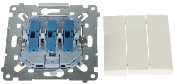 TRIGUBAS JUNGIKLIS DW31.01/11-SIMON54 250V 10A