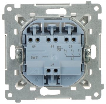 TRIGUBAS JUNGIKLIS DW31.01/11-SIMON54 250V 10A