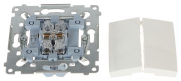 ДВОЙНОЙ ВЫКЛЮЧАТЕЛЬ DW5.01/11-SIMON54 250В 10А