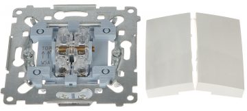 ДВОЙНОЙ ВЫКЛЮЧАТЕЛЬ DW5A.01/11-SIMON54 250В 16А