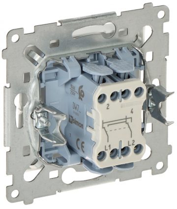 ПЕРЕКЛЮЧАТЕЛЬ ПЕРЕКРЕСТКОВЫЙ DW7.01/11-SIMON54 250 В 10 А ПЕРЕКЛЮЧАТЕЛЬ ПЕРЕКРЕСТКОВЫЙ DW7.01/11-SIMON54 250 В 10 А
