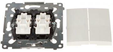 DOUBLE INTERMEDIATE SWITCH DW7/2.01/X/11-SIMON54 250 V 10 A DOUBLE INTERMEDIATE SWITCH DW7/2.01/X/11-SIMON54 250 V 10 A
