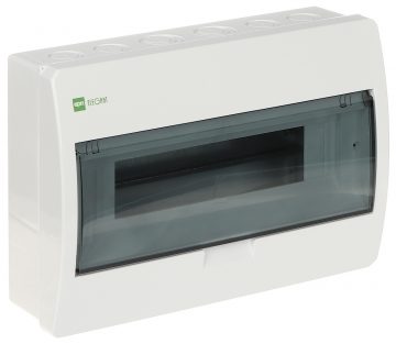 12-МОДУЛЬНЫЙ НАКЛАДНОЙ РАСПРЕДЕЛИТЕЛЬ ШТУКАТУРКИ ЭЛЕГАНТ-1X12/NT/W/EPN Электро-Пласт