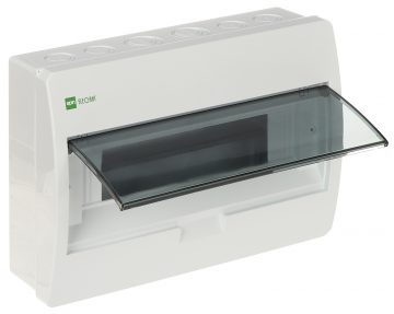 12-МОДУЛЬНЫЙ НАКЛАДНОЙ РАСПРЕДЕЛИТЕЛЬ ШТУКАТУРКИ ЭЛЕГАНТ-1X12/NT/W/EPN Электро-Пласт