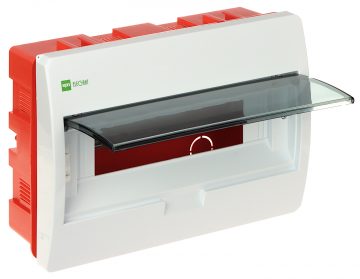 Распределитель встраиваемый 12-модульный элегантный-1x12/PT/W/EPN Электро-Пласт