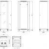 STĀVOŠS RACK SKAPĪTIS EPRADO-R19-18U/600FW
