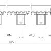 NEILONA ZOBSTIENIS BĪDĀMIEM VĀRTIEM FAAC-SP157