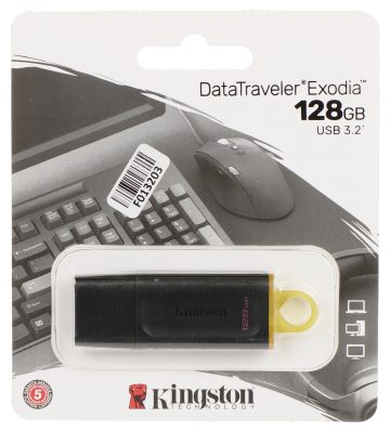 ZIBATMIŅA FD-128/DTX-KINGSTON 128&nbsp;GB USB 3.2 Gen 1