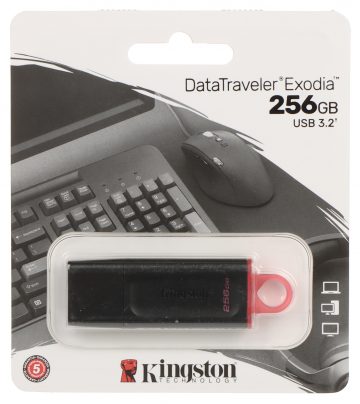 Флэш-память FD-256/DTX-KINGSTON 256 ГБ USB 3.2 Gen 1