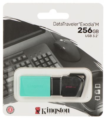 FLASH MEMORY FD-256 / DTXM-KINGSTON 256 GB USB 3.2 Gen 1